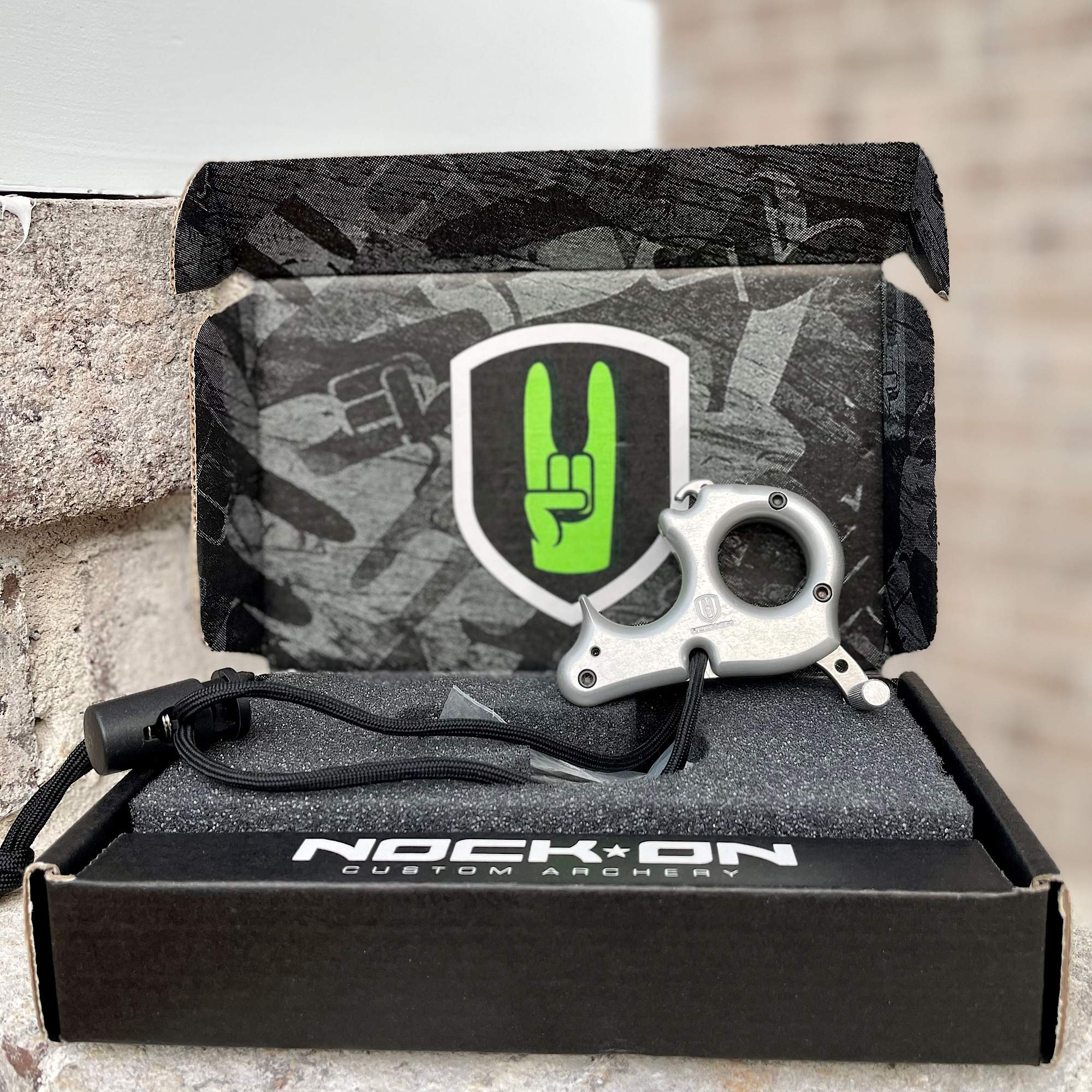 nock on silverback tension-activated handheld release