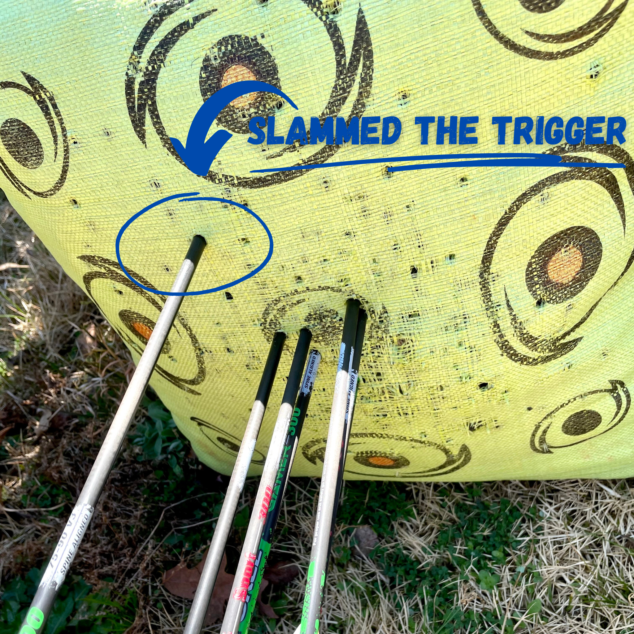 archery practice target panic