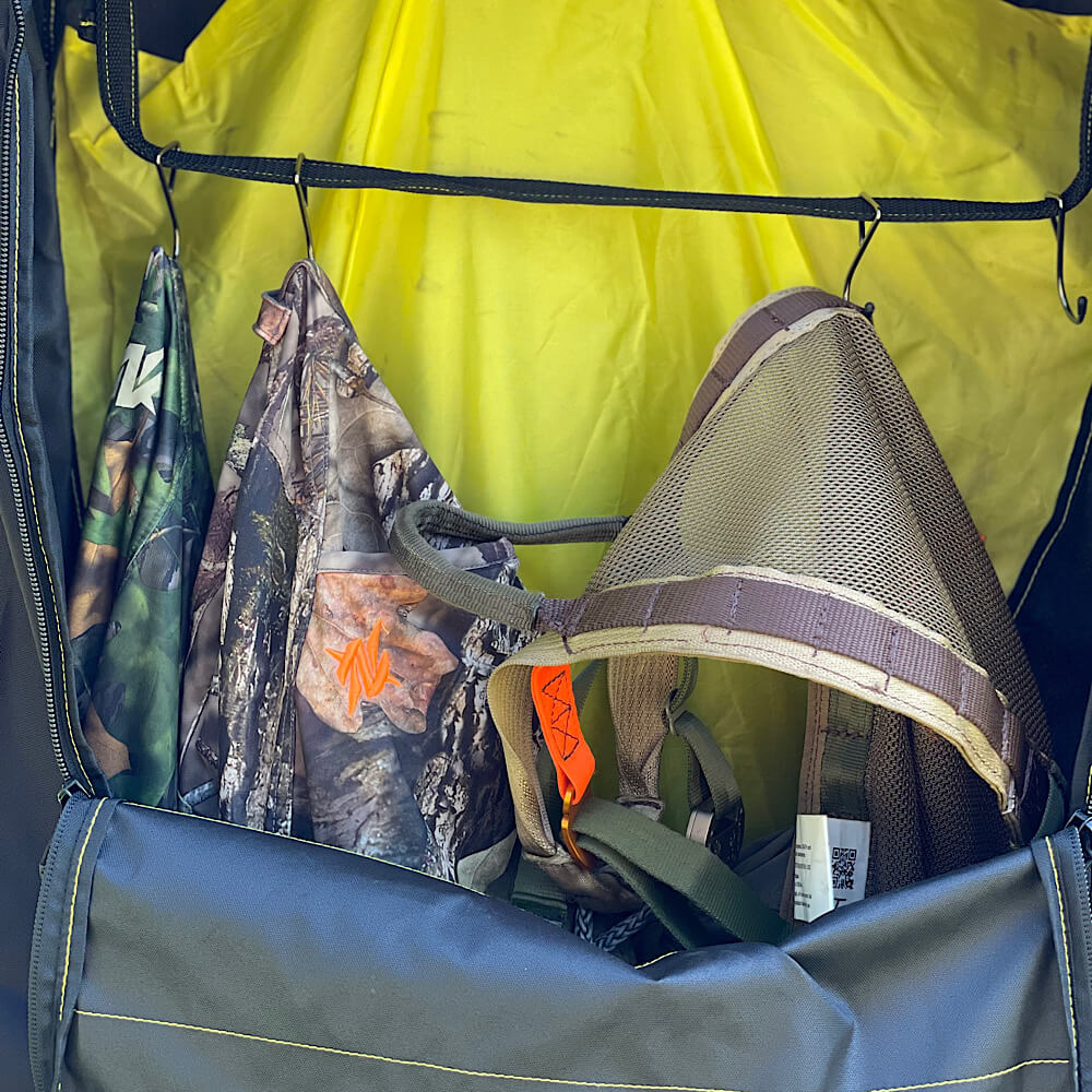 hunting clothes in ozonics dri wash bag